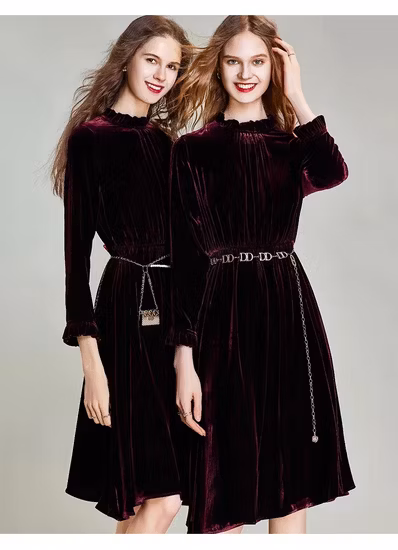 Beautiful Clothing Pleats Fashion Casual Arab African Large Size Women′ S Dress Evening Dress